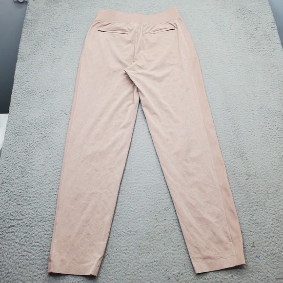 Athleta Ankle Pants Womens 4 Multi Slashed Pocket Elastic Waist Slit Leg Pull On - Picture 2 of 9